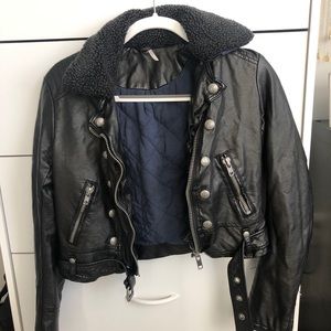 Free People Leather Jacket